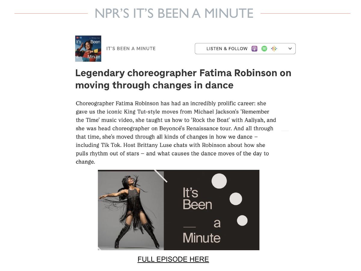 NPR’s It’s Been a Minute masthead